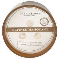 RUGGED & REFINED Mahogany 3 Wick Candle - 16.25 Ounce