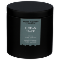 RUGGED & REFINED Ocean Haze Candle In Black Tin - 9 Ounce