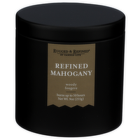 RUGGED & REFINED Mahogany Candle In Black Tin - 9 Ounce