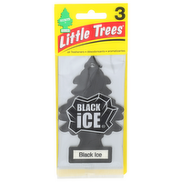 Little Trees Black Ice Air Fresheners - 3 Count