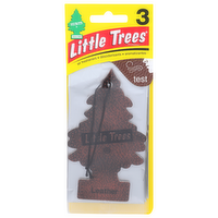 Little Trees Leather Air Fresheners - 3 Count