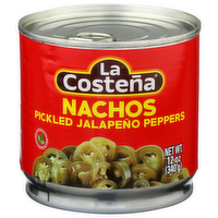 La Costena Nachos Pickled Jalapeno Peppers - 12 Ounce