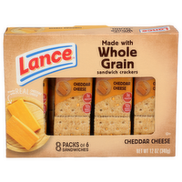 Lance Cheddar Cheese Sandwich Crackers - 1.5 Ounce - 8 Count