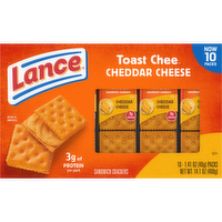 Lance Toastchee Cheddar Sandwich Crackers - 14.1 Ounce