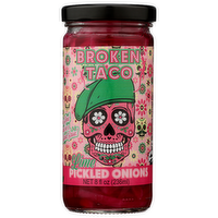 Broken Taco Onions Red Lime Pkld - 8 Fluid Ounce