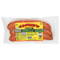 Savoie's Hickory Smoked Real Cajun! Andouille Sausage - 16 Ounce