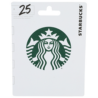 Starbucks $25 Gift Card $25 - 1 Each