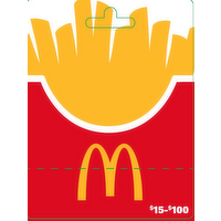 Mcdonalds $15-100 - 1 Each