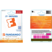Fandango $100 Gift Card - 1 Each