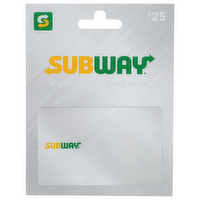 Subway Card - 1 Each