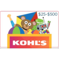 KOHL's $25-500 - 1 Each