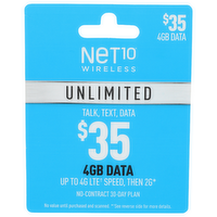 Net10 Gift Card - 1 Each