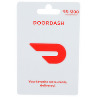Doordash $15 $200 Gift Card $15 $200 - 1 Each