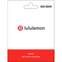 Lululemon $25-500 - 1 Each