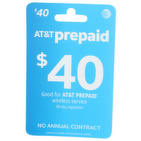 At&T Prepaidˢᵐ Prepaid Card - 1 Each