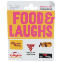 Food & Laughs Choice Gift Card - 1 Each
