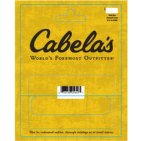 Cabelas $15-500 - 1 Each