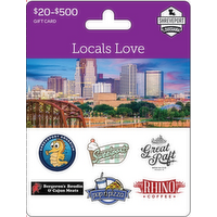 Original Content Private Label $20-500 Shreveport Locals Love Gift Card - 1 Each