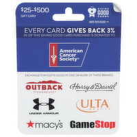 Giftcards Giving Good Cards - 1 Each
