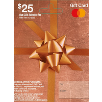 Mastercard Keystone Gift $25 Meta Plus - 1 Each