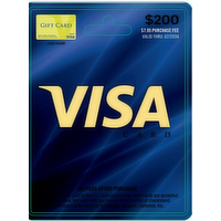 Visa Gift Bliss $200 Card Meta - 1 Each
