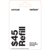 Verizon $45 - 1 Each