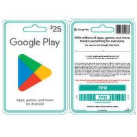 Google Us $25 Play - 1 Each