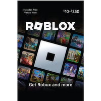 Roblox $10-250 - 1 Each