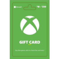Xbox $10-250 - 1 Each