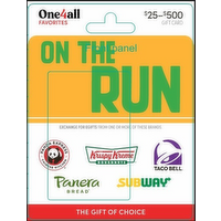 Original Content Swap $25-500 On The Run Gift Card - 1 Each