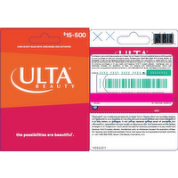 Ulta Beauty $15-$500 Gift Card - 1 Each