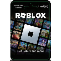 Roblox $10-250 - 1 Each