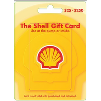 Shell Oil $25-250 - 1 Each