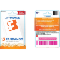Fandango Marketing INC. $25-100 Orange - 1 Each