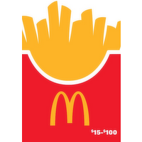 Mcdonalds $15-100 - 1 Each