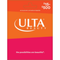 Ulta Beauty $15-500 - 1 Each