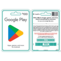 Google Us $100 Play - 1 Each