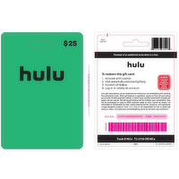 Hulu $25 - 1 Each