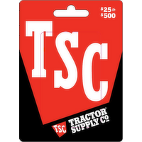 Tractor Supply Company $25-500 - 1 Each