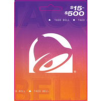 Taco Bell $15-500 - 1 Each