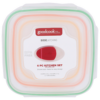 Goodcook Food Storage Sidelatching - 6 Count