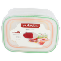 Goodcook Food Storage Sidelatching - 6 Count
