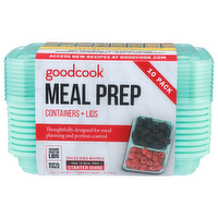 Goodcook Containers + Lids - 10 Count