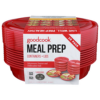 Goodcook Containers + Lids - 10 Count