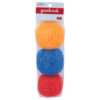 Goodcook Orange, Blue & Red Scrubbers - 3 Count