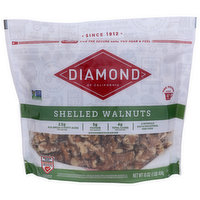 Diamond Of California Shelled Walnuts - 16 Ounce