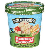 BEN & JERRY's Non Dairy Strawberry Cheesecake - 1 Pint