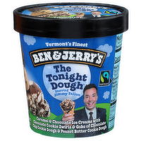 Ben & Jerry's Caramel & Chocolate The Tonight Dough Starring Jimmy Fallon Ice Creams - 1 Pint
