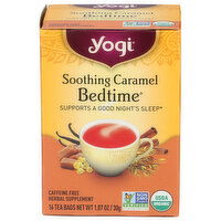 YOGITEA Caramel Soothing Bedtime - 0.067 Ounce - 16 Count