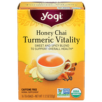 Yogi Honey Chai Turmeric Vitality - 0.07 Ounce - 16 Count
